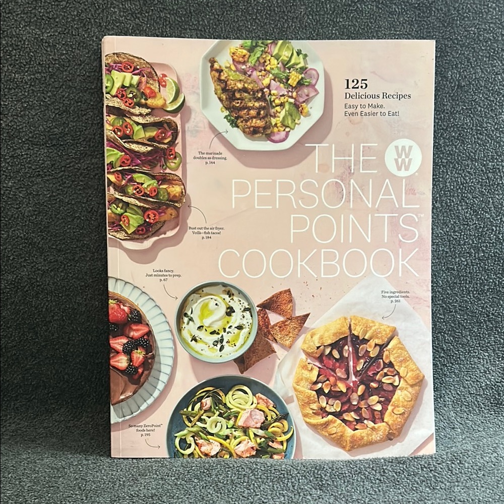 Weight Watchers Pink and White Cookbook for Healthy Kitchens